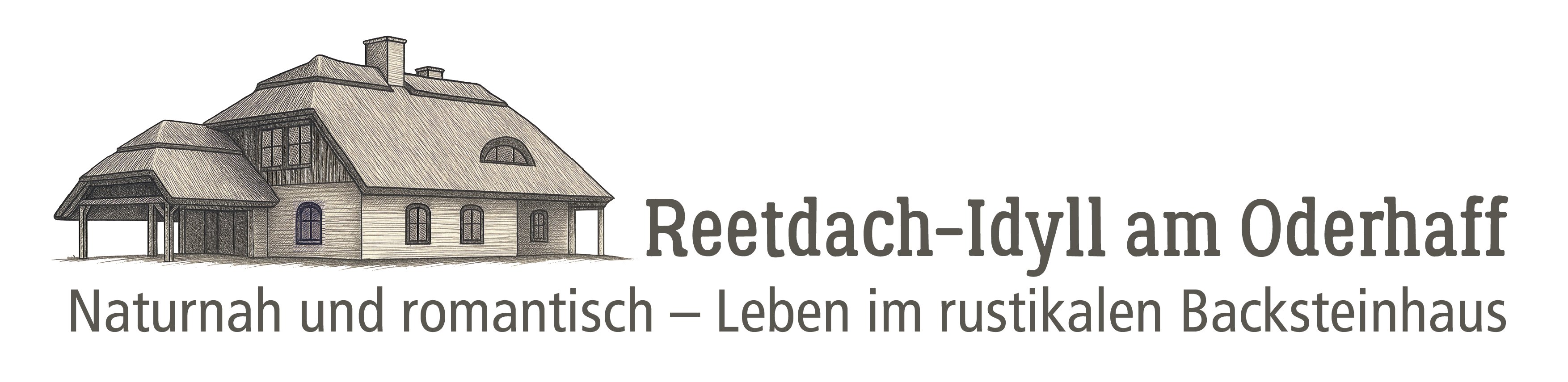 Reetdach-Idyll am Oderhaff